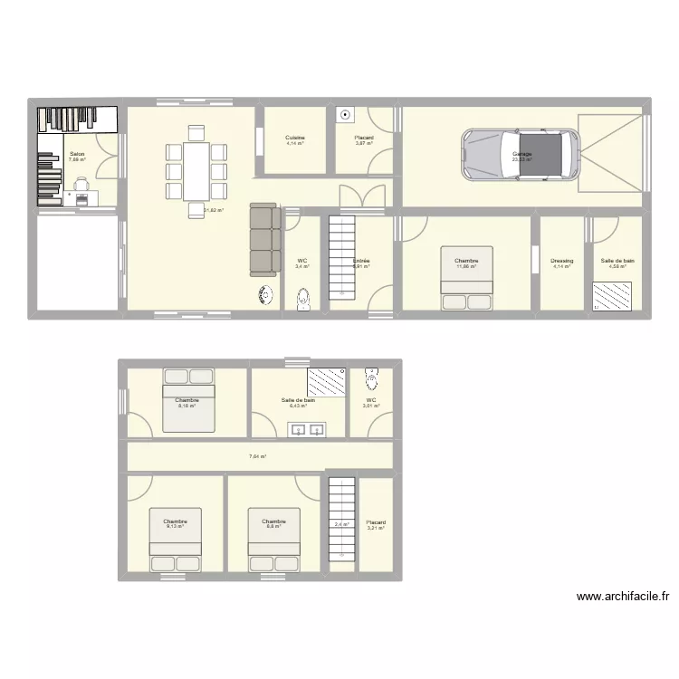 idée 2. Plan de 18 Pièces et 150 m² idée 2. Plan de 18 Pièces et 150 m²