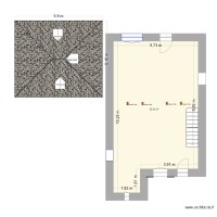 Plan sol maison Aynac ouvertures