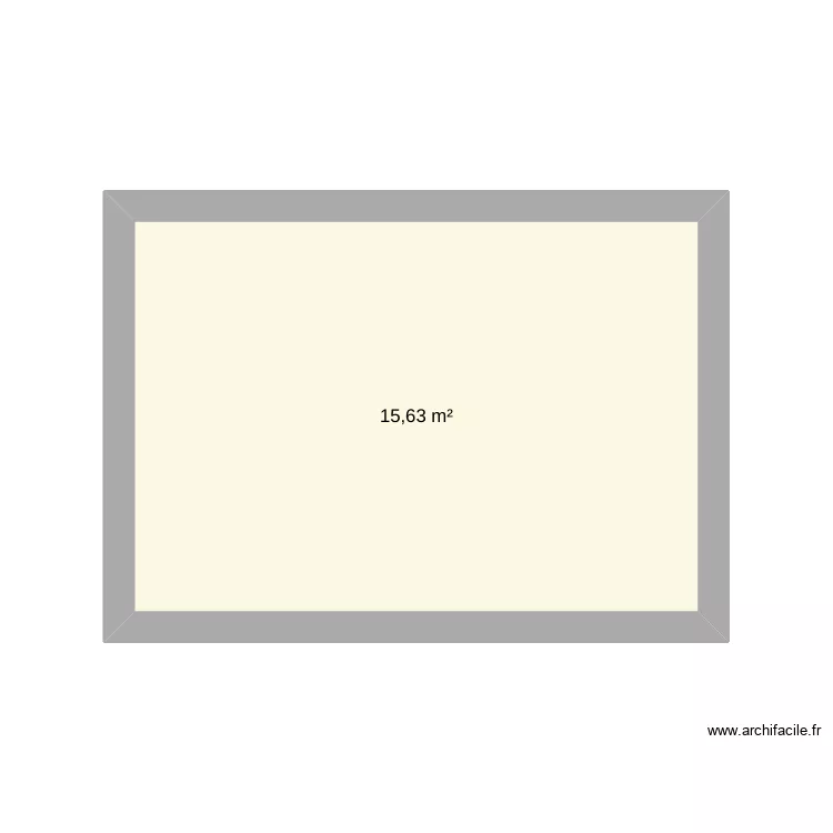 chambre. Plan de 