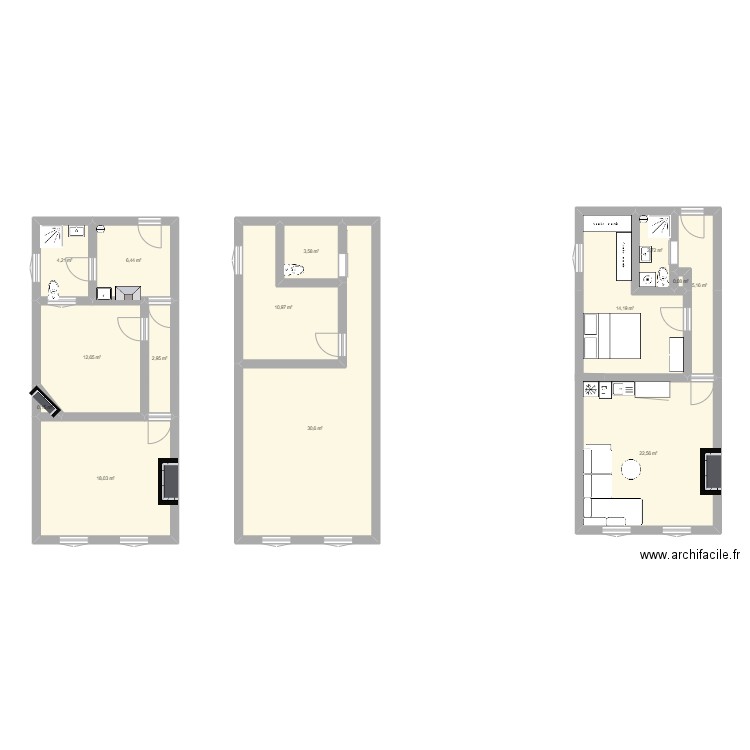 poissy. Plan de 0 pièce et 0 m2