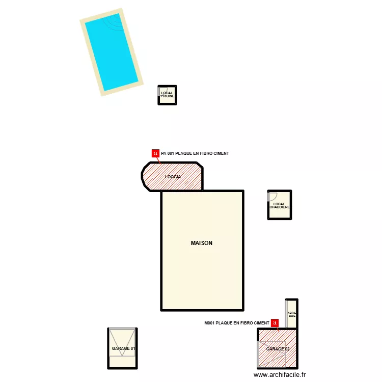 PLAN EXT 220M2. Plan de 7 et 81 m² PLAN EXT 220M2. Plan de 7 et 81 m²