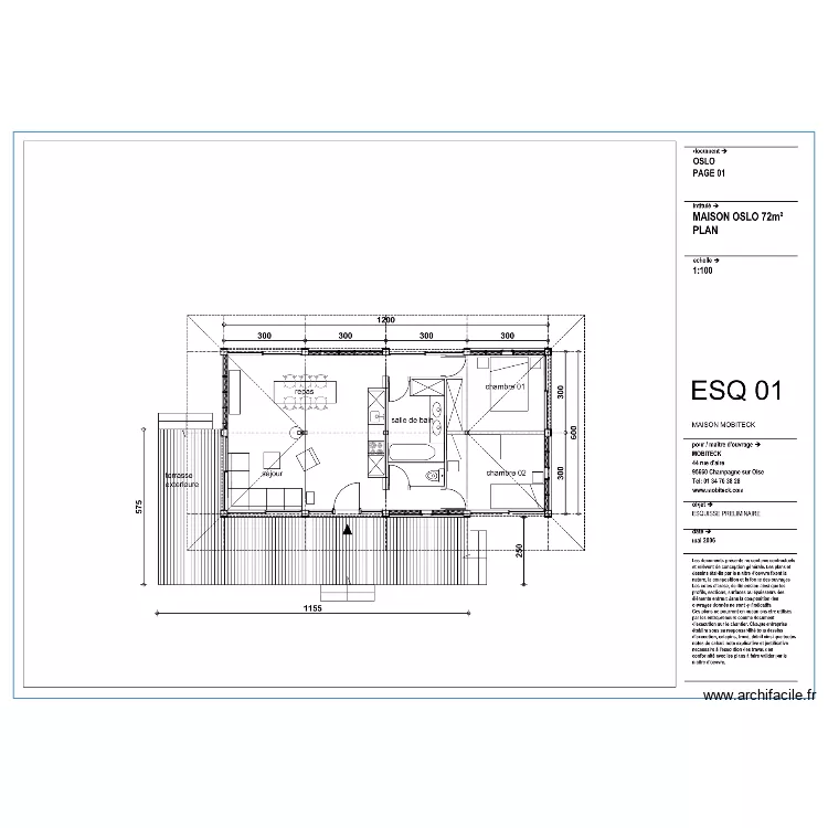 maison MGTE. Plan de 