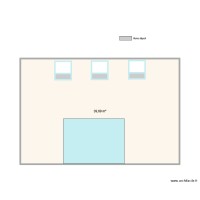 Façade 3 fenêtres symétriques