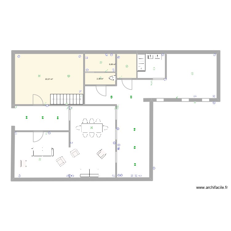 Allegre. Plan de 0 pièce et 0 m2