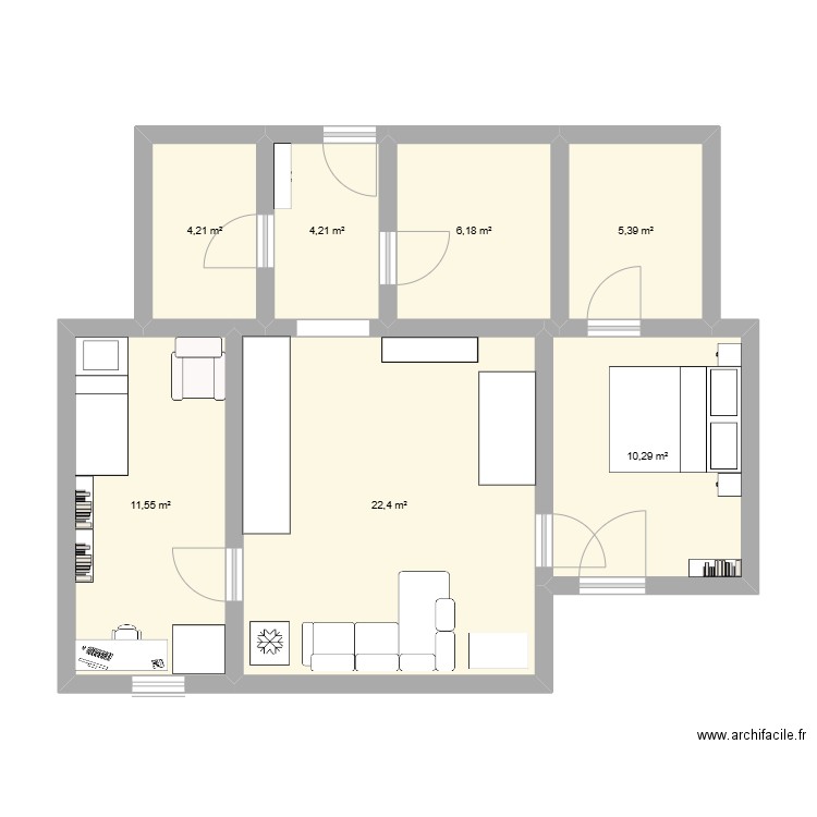 Maison CC. Plan de 0 pièce et 0 m2