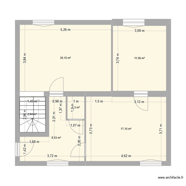 maison. Plan de 0 pièce et 0 m2