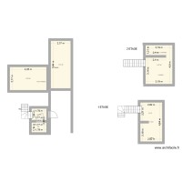 Plan triplex et studio
