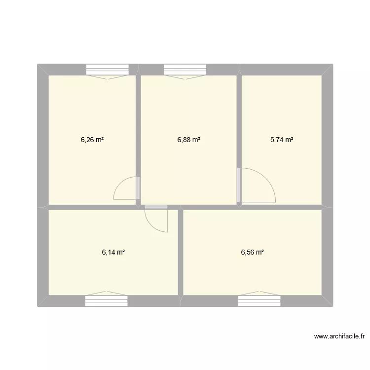 1er Deshaie. Plan de 