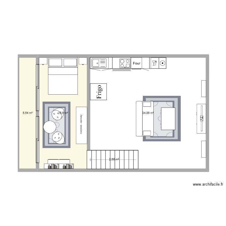 jean pescari2. Plan de 6 pièces et 114 m2