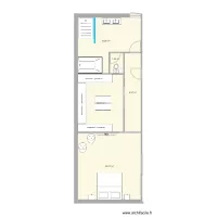PLAN EXTENSION CHAMBRE SDB DRESSING