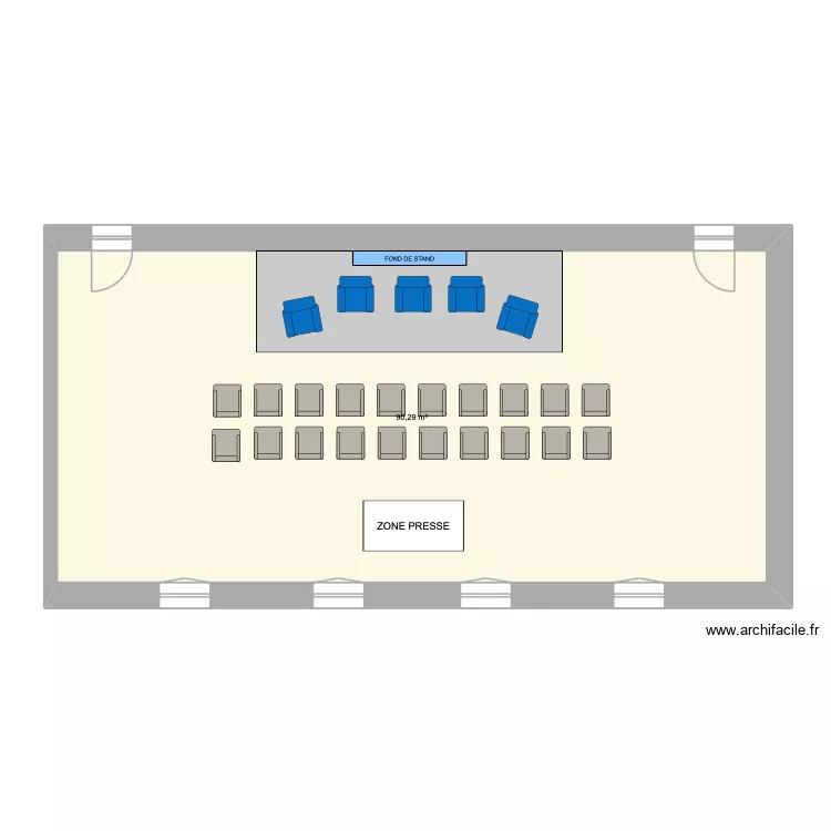 config. Plan de 1 Pièce et 90 m² config. Plan de 1 Pièce et 90 m²
