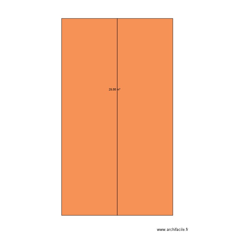 Garage1. Plan de 1 pièce et 30 m2