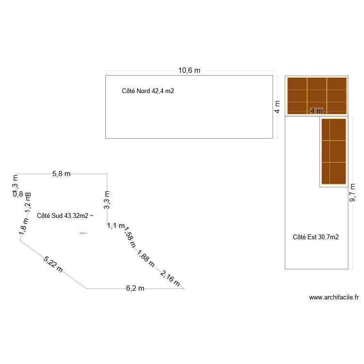 Gazon. Plan de 0 pièce et 0 m2