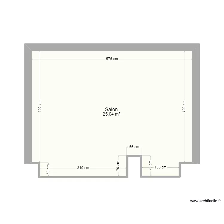 Boulangerie 14eme. Plan de 