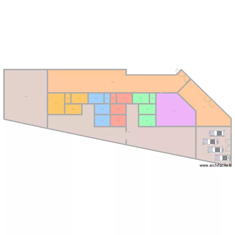 appart 1510B. Plan de 