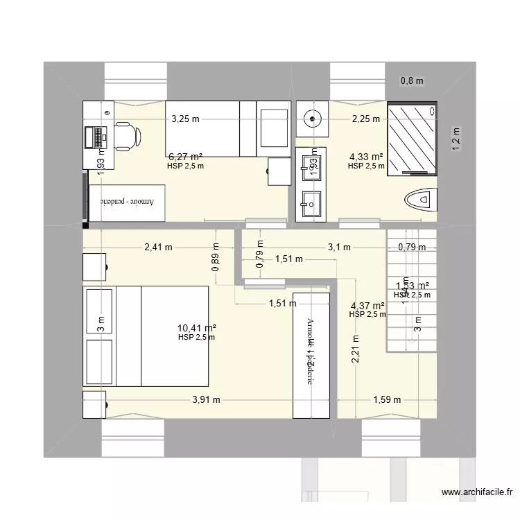 Maison Mathieu Rez. Plan de 12 pièces et 120 m²