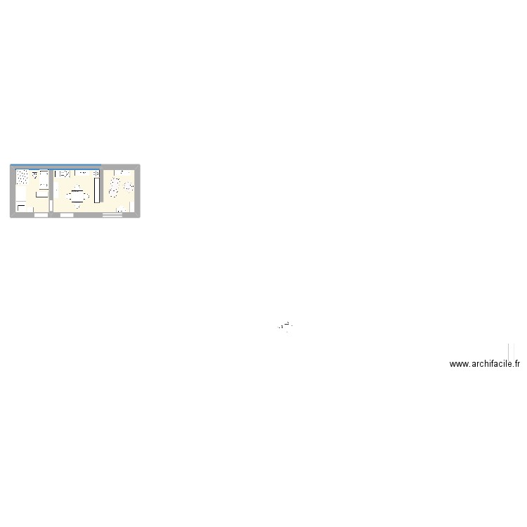 nouvelle separation . Plan de 1 pièce et 31 m2