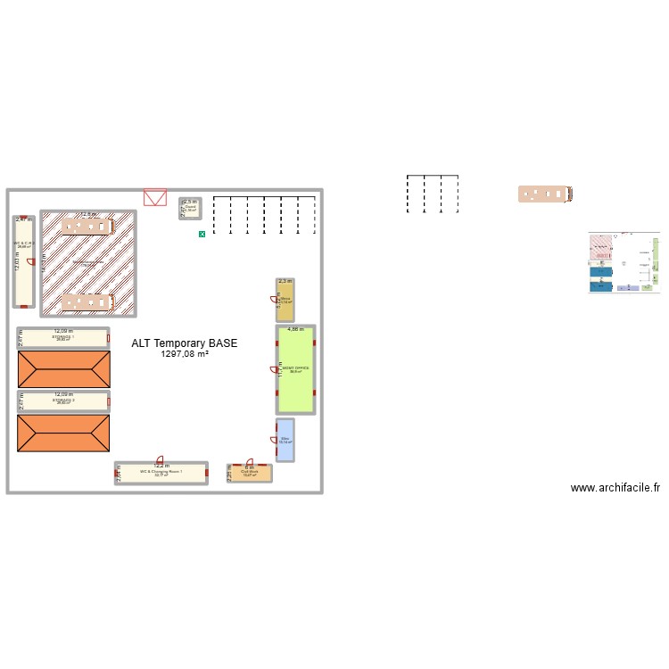 BAse VIE. Plan de 11 pièces et 2161 m2