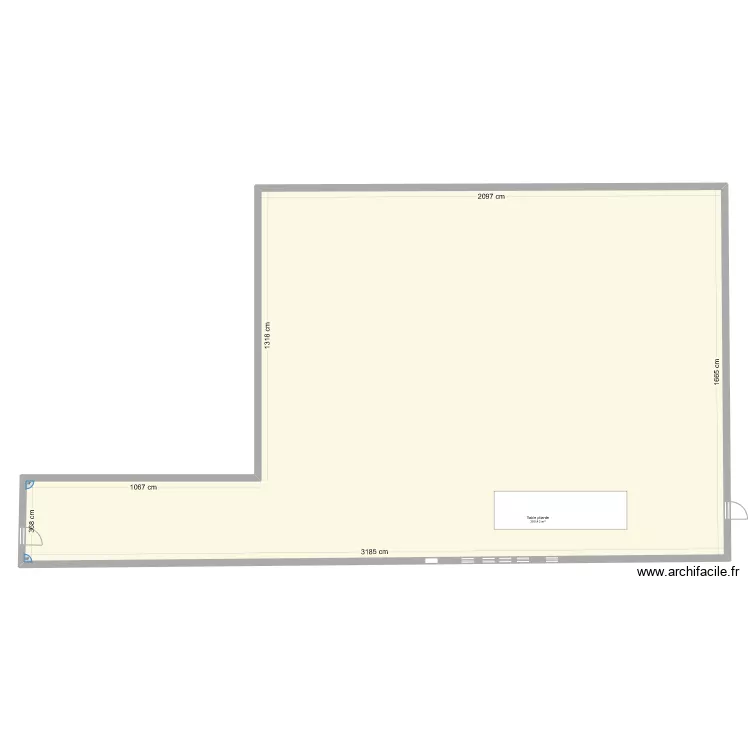 salle de repos. Plan de 