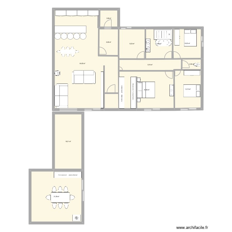 pland maison massi finir. Plan de 0 pièce et 0 m2