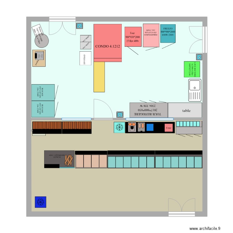 mag market. Plan de 0 pièce et 0 m2
