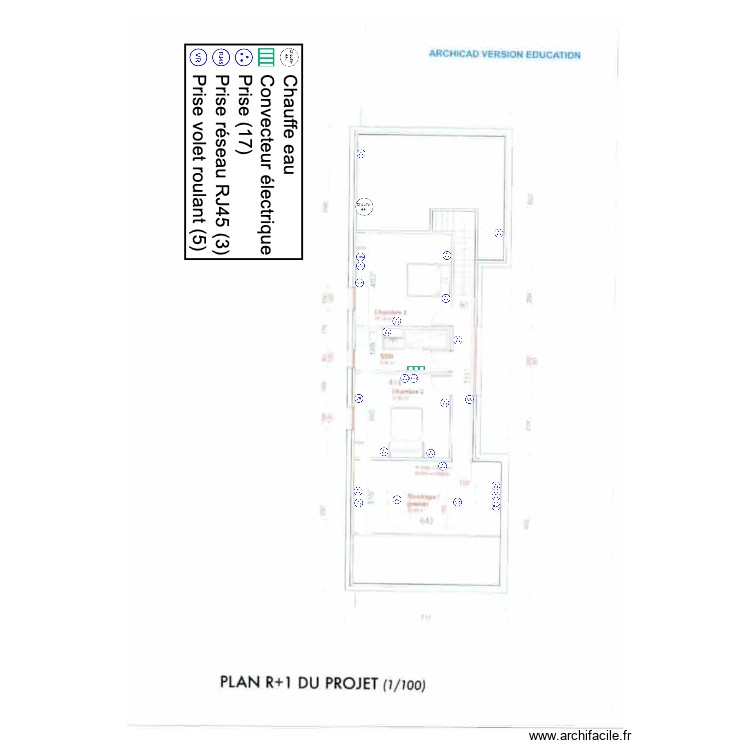 Ravet jeremy ELEC ÉTAGE. Plan de 0 pièce et 0 m2