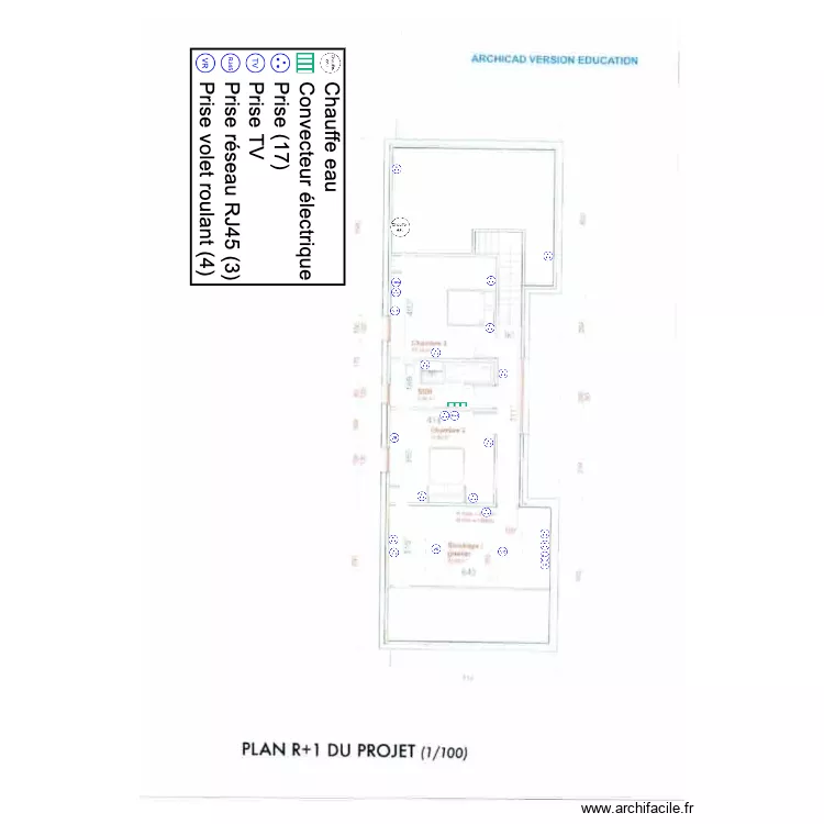 Ravet jeremy ELEC ÉTAGE. Plan de Ravet jeremy ELEC ÉTAGE. Plan de