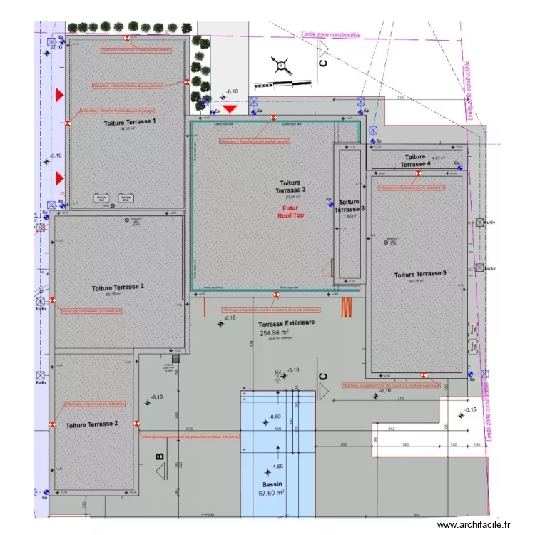 Hubert Patrick &Eacute;clairages Ext&eacute;rieur. Plan de 