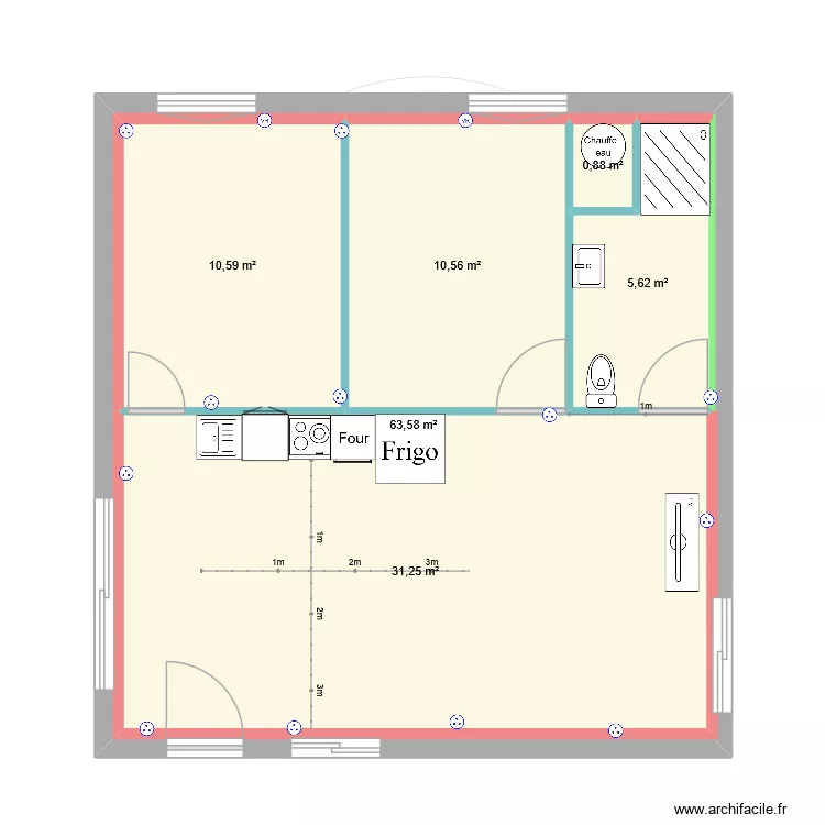 extension. Plan de 6 et 122 m² extension. Plan de 6 et 122 m²