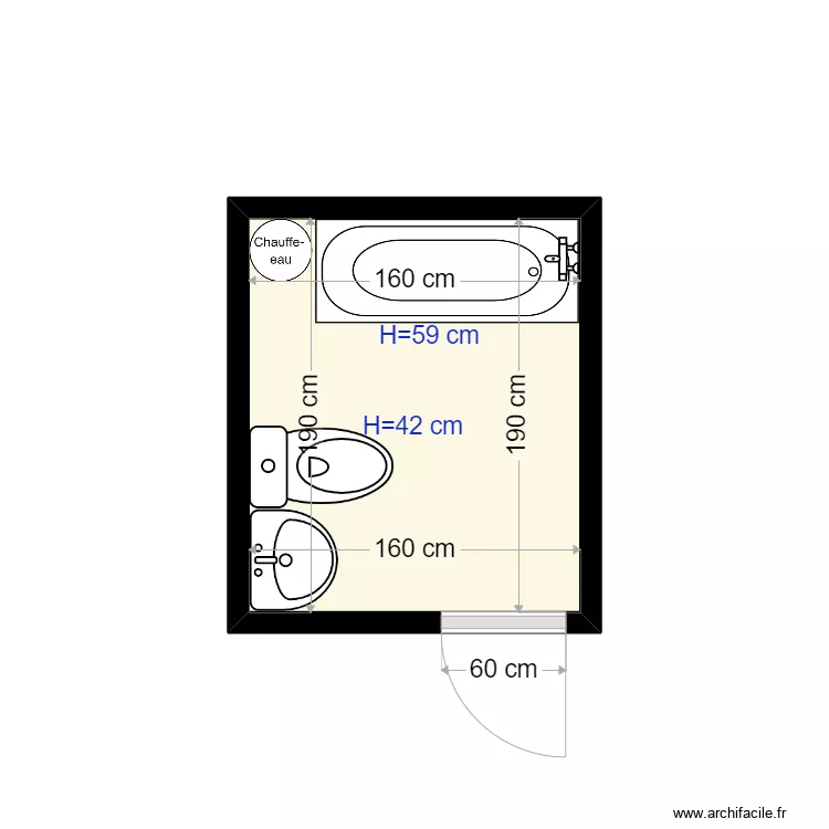 DACRUZ av travaux. Plan de 
