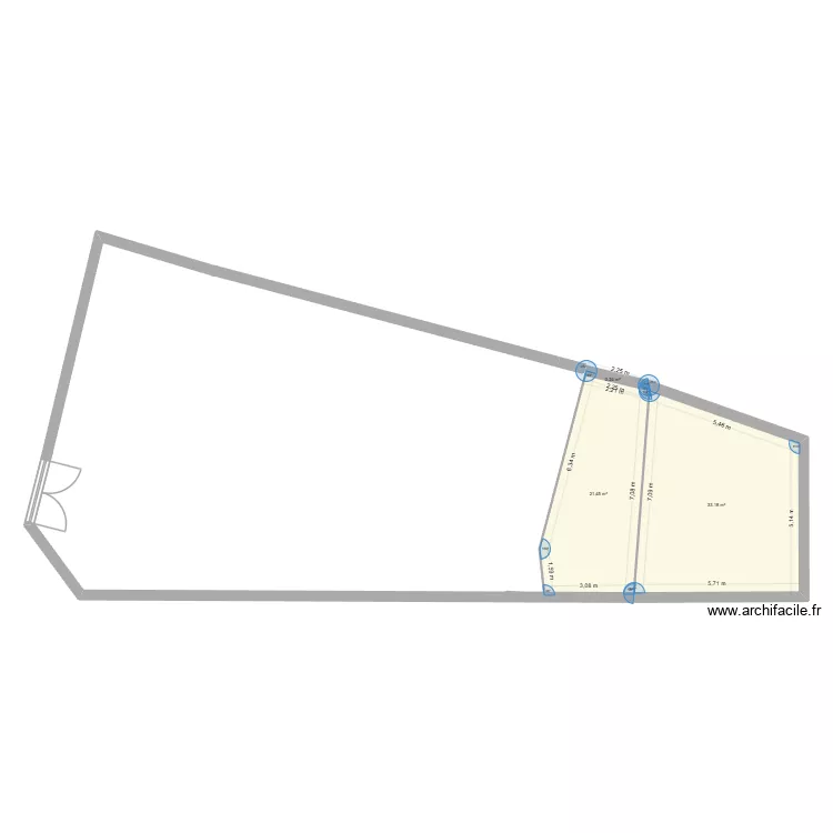 Versailles 51partie 3. Plan de 3 et 55 m² Versailles 51partie 3. Plan de 3 et 55 m²