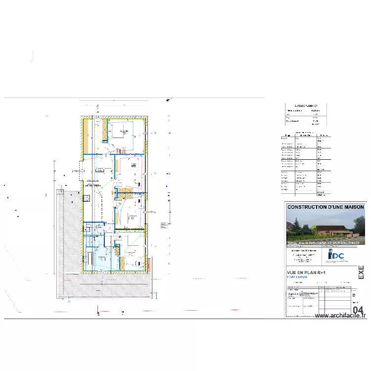 PLAN KAISER R+1. Plan de 