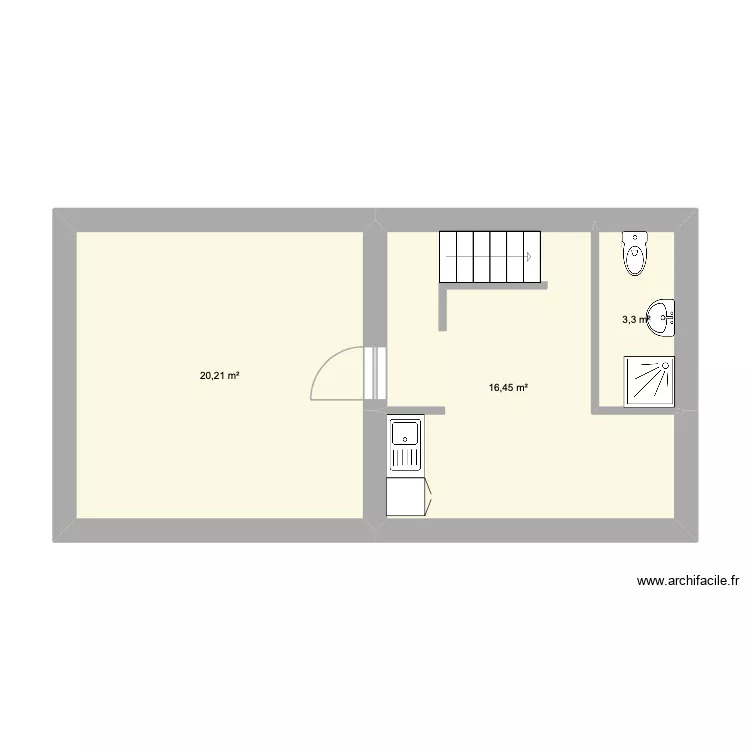 AJPAEcoles26B-1. Plan de 3  et 40 m²