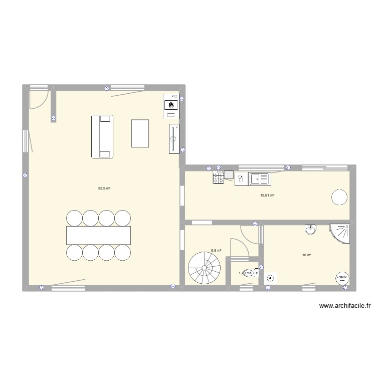 maison. Plan de 0 pièce et 0 m2