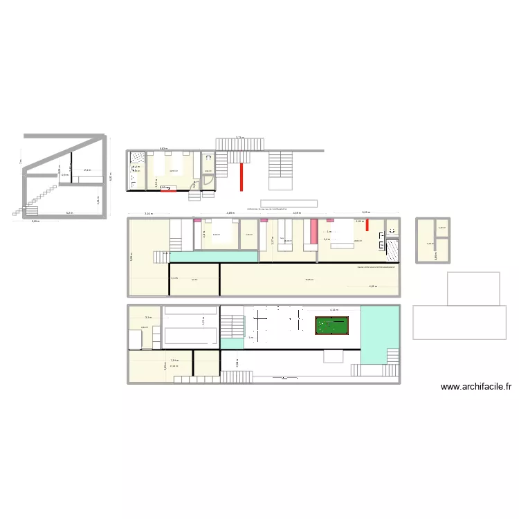 LOFT JOFFRE V20. Plan de 14  et 176 m²