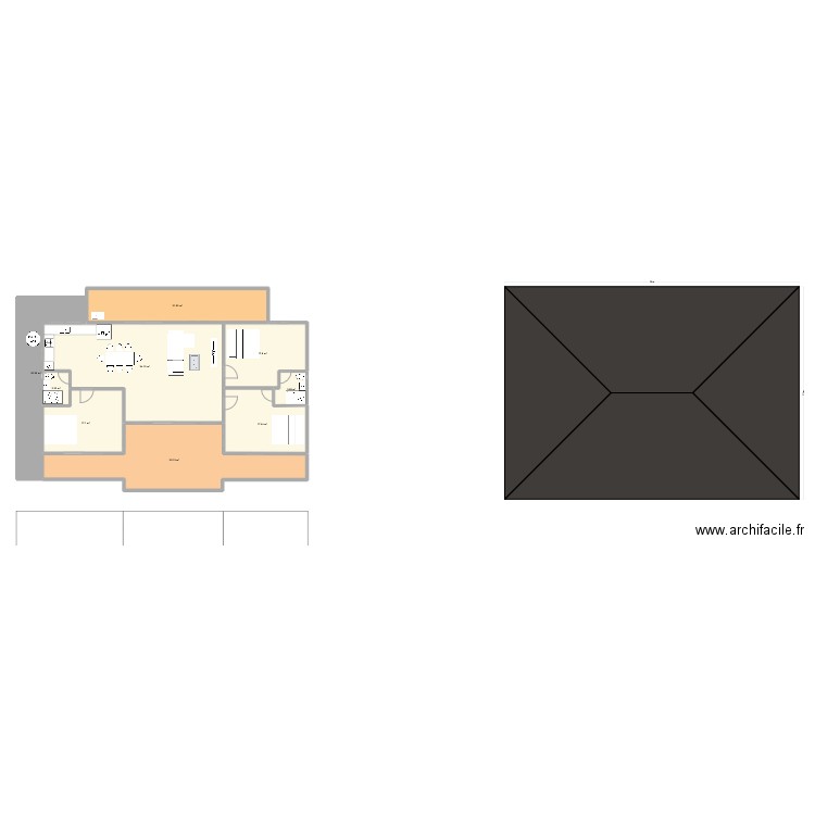 Korat 2. Plan de 9 pièces et 195 m2