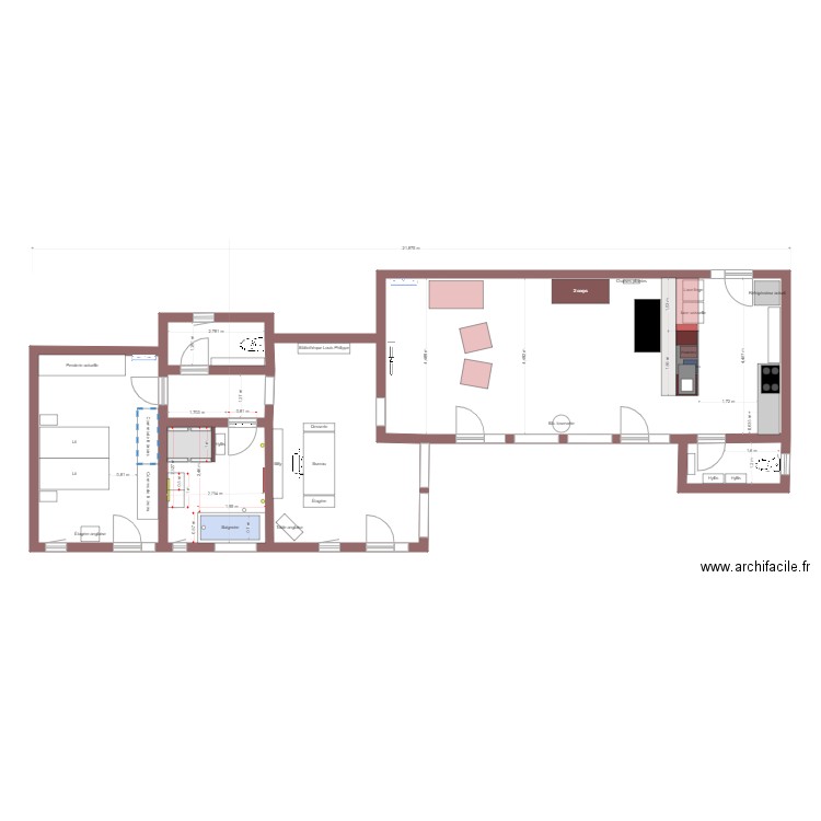 Plan coté 231102 - bac 120. Plan de 0 pièce et 0 m2