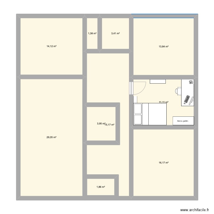 Los Santos. Plan de 0 pièce et 0 m2