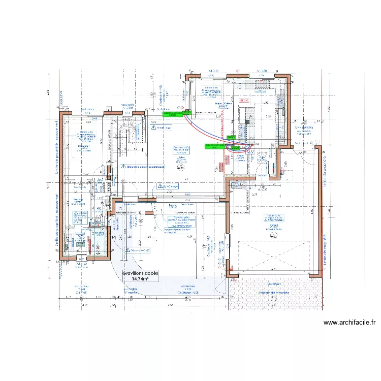 RAFFIN CHAUFFAGE. Plan de 