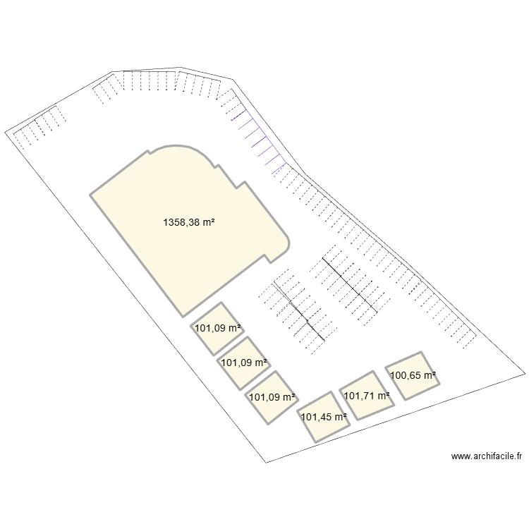 aldi 2. Plan de 7 pièces et 1965 m2