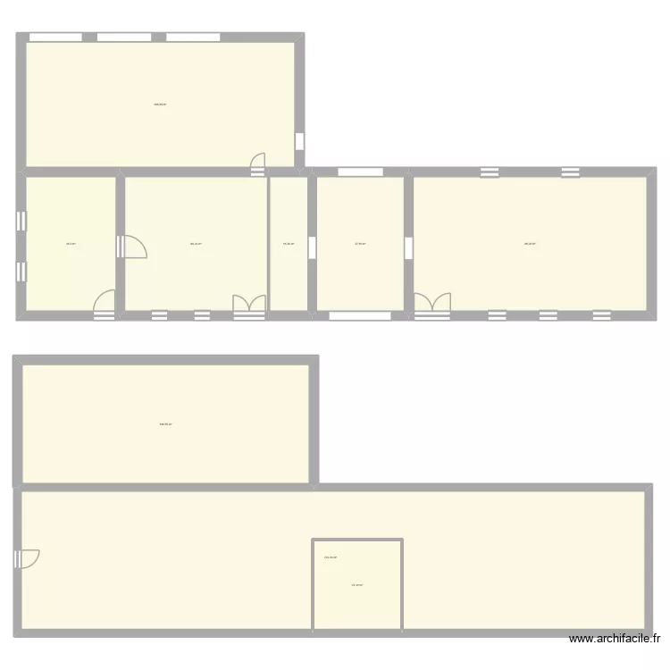 Prise de cote Berthelot. Plan de 9 pièces et 731 m²