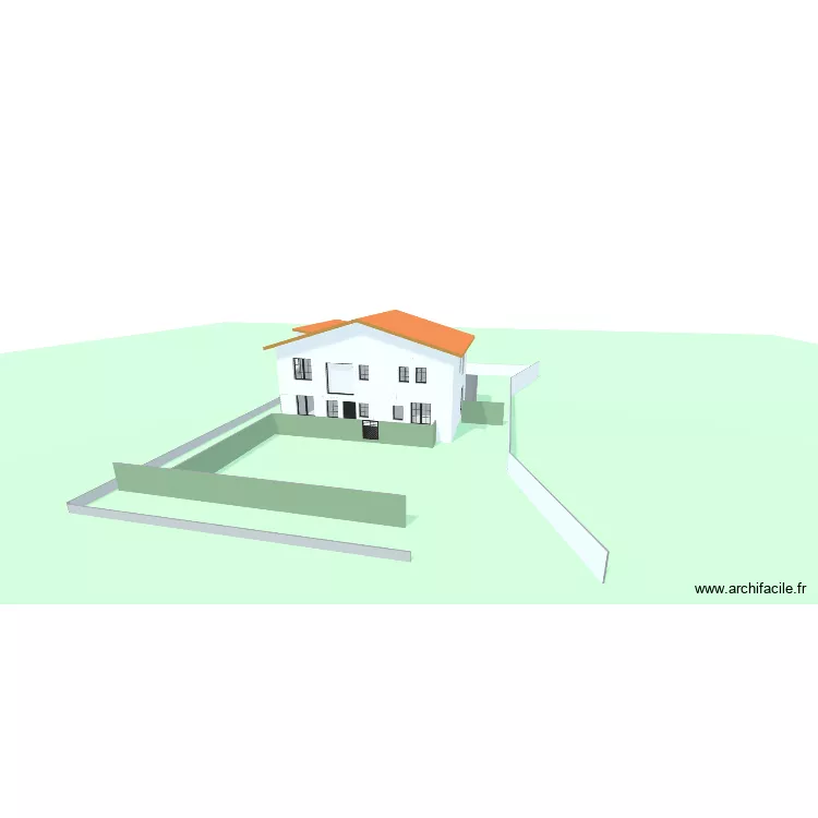 25-11 invers&eacute; std droite vie Ouest. Plan de 19  et 258 m²