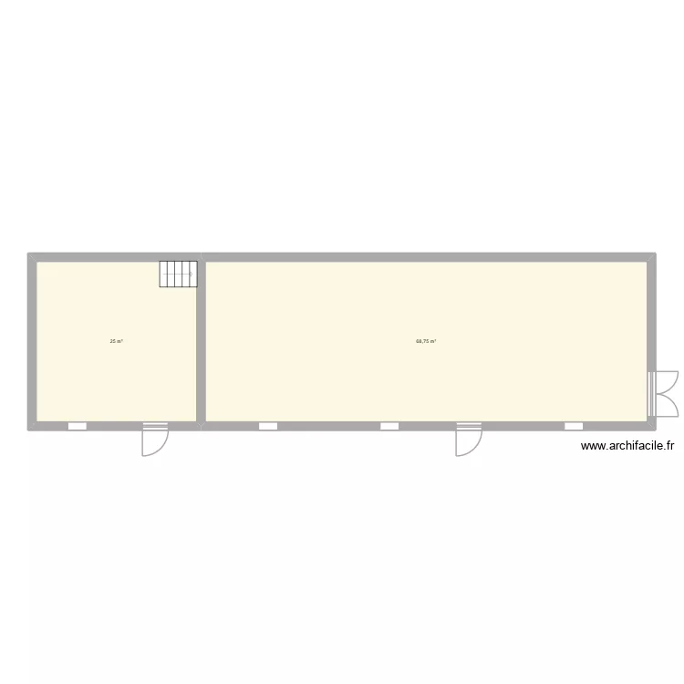 LAITERIE. Plan de 2 et 94 m² LAITERIE. Plan de 2 et 94 m²