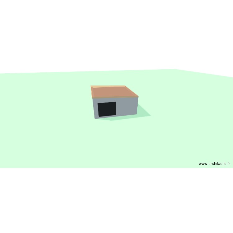 Garage Deluz. Plan de 1 pièce et 30 m2