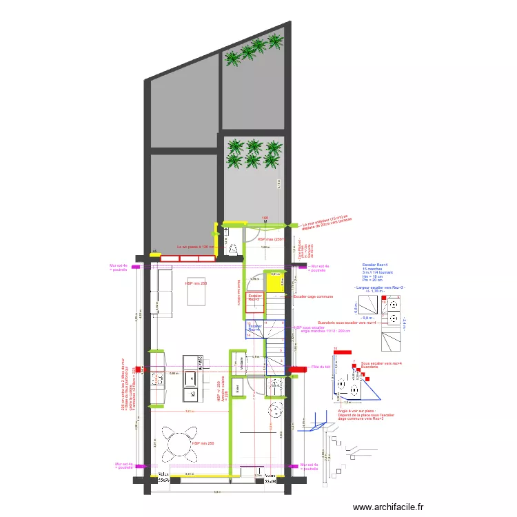 BAUCQ 77 3e &eacute;tage def 02/26. Plan de 9  et 100 m²