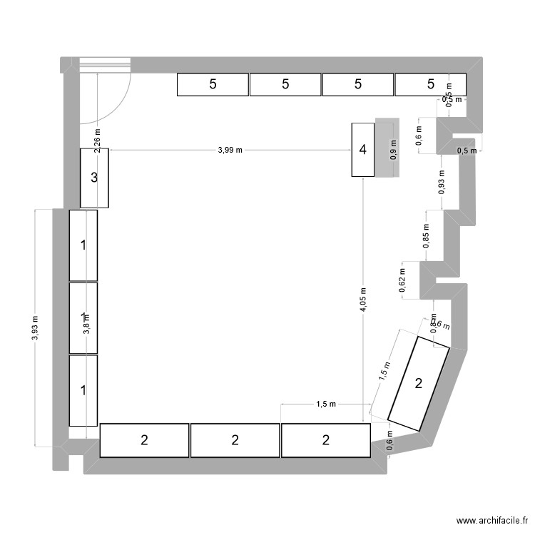 -3 101. Plan de 0 pièce et 0 m2