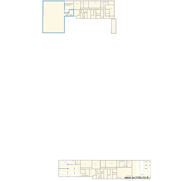 PROJET 2027 V12. Plan de 71 pièces et 6157 m2
