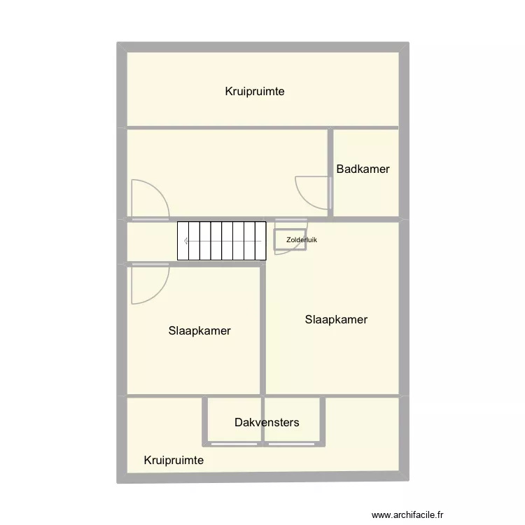 Goethalsstraat 11 - kelder. Plan de 9 et 50 m² Goethalsstraat 11 - kelder. Plan de 9 et 50 m²