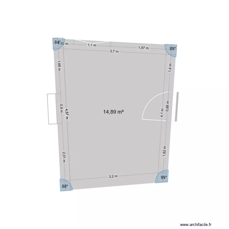 cuisine. Plan de 1 et 15 m² cuisine. Plan de 1 et 15 m²