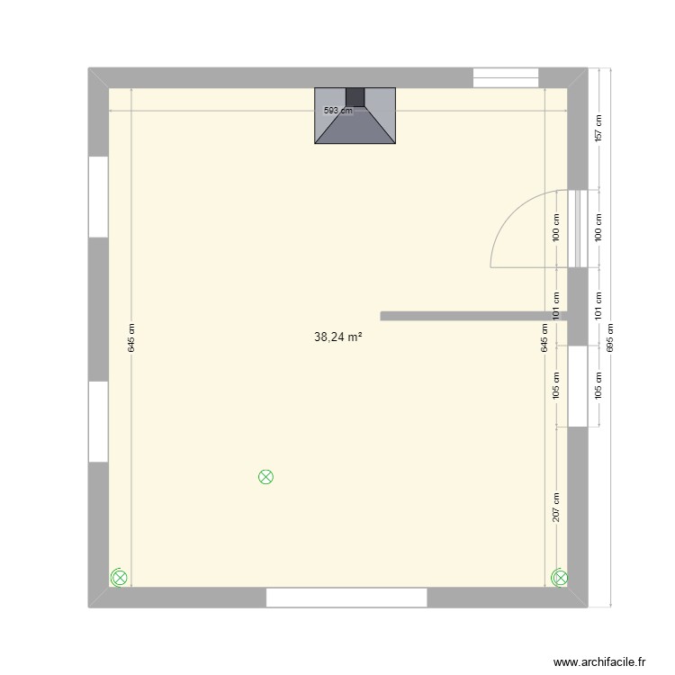 piece principale. Plan de 0 pièce et 0 m2